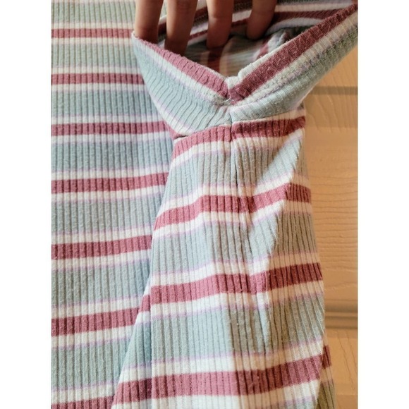 Pink Republic Striped Short Sleeve Top Large - Picture 5 of 6